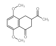 3-acetyl-5,8-dimethoxy-tetralin-1-one Structure