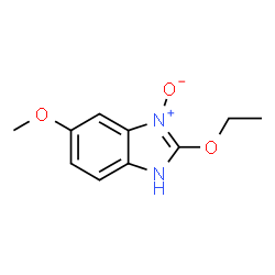 1H-Benzimidazole,2-ethoxy-5-methoxy-,3-oxide(9CI) structure