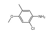 2-chloro-4-methoxy-5-methyl-aniline Structure