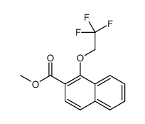 methyl 1-(2,2,2-trifluoroethoxy)naphthalene-2-carboxylate Structure