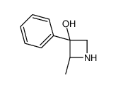 (2R,3S)-2-methyl-3-phenylazetidin-3-ol结构式