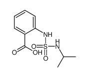 2-[[[(1-methylethyl)amino]sulphonyl]amino]benzoic acid structure