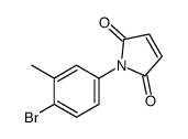 1-(4-bromo-3-methylphenyl)pyrrole-2,5-dione结构式