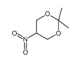 2,2-dimethyl-5-nitro-1,3-dioxane structure