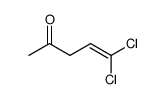 5,5-dichloropent-4-en-2-one结构式