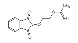 2-(2-phthalimidooxy-ethyl)-isothiourea Structure