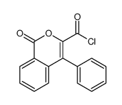 1-oxo-4-phenylisochromene-3-carbonyl chloride结构式