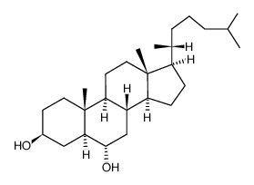 6α-hydroxy-5α-cholestane structure