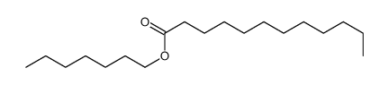 heptyl dodecanoate Structure