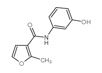 N-(3-hydroxyphenyl)-2-methylfuran-3-carboxamide Structure