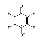tetrafluoro-p-benzosemiquinone radical anion Structure