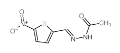 Acetic acid,2-[(5-nitro-2-thienyl)methylene]hydrazide Structure