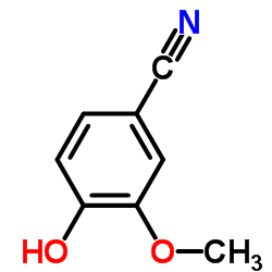 4-Hydroxy-3-Methoxybenzonitrile Structure
