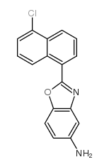 2-(5-chloronaphthalen-1-yl)-1,3-benzoxazol-5-amine结构式