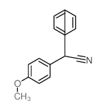 2-(4-methoxyphenyl)-2-phenyl-acetonitrile Structure