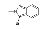 3-bromo-2-methyl-2H-indazole结构式