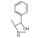 (1S,2R)-2-(Methylamino)-1-phenyl-1-propanol Structure
