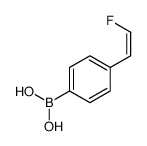 [4-[(E)-2-fluoroethenyl]phenyl]boronic acid Structure