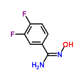 3,4-Difluorobenzamidoxime Structure