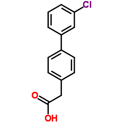 3'-氯-4-联苯乙酸结构式