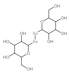 b-D-Glucopyranose,1,1'-diselenobis[1-deoxy- (9CI) structure