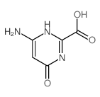 2-Pyrimidinecarboxylicacid, 4-amino-1,6-dihydro-6-oxo- structure