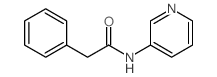 Benzeneacetamide,N-3-pyridinyl- Structure