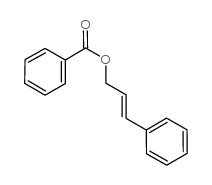 Cinnamyl benzoate structure