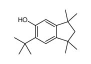 6-(tert-butyl)-1,1,3,3-tetramethylindan-5-ol structure