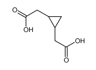 2-[2-(carboxymethyl)cyclopropyl]acetic acid结构式