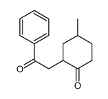 4-methyl-2-phenacylcyclohexan-1-one结构式