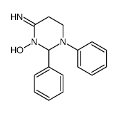 3-hydroxy-1,2-diphenyl-1,3-diazinan-4-imine Structure