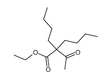 ethyl 2-acetyl-2-butylhexanoate结构式