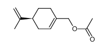 (4S)-perillyl acetate结构式