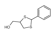 2-phenyl-1,3-dithiolan-4-ylmethanol结构式