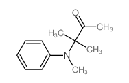 3-methyl-3-(methyl-phenyl-amino)butan-2-one结构式