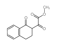 methyl 2-oxo-2-(1-oxotetralin-2-yl)acetate structure