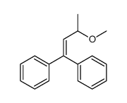 (3-methoxy-1-phenylbut-1-enyl)benzene Structure