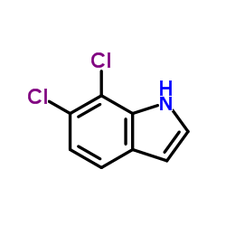 6,7-二氯-1H-吲哚结构式