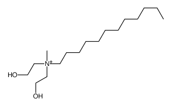 dodecyl-bis(2-hydroxyethyl)-methylazanium Structure