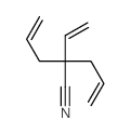 2-ethenyl-2-prop-2-enyl-pent-4-enenitrile结构式