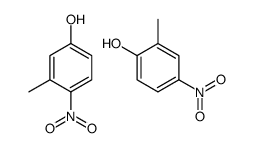 2-methyl-4-nitrophenol,3-methyl-4-nitrophenol结构式