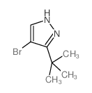 4-Bromo-3-(tert-butyl)-1H-pyrazole structure