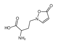 2-(3-amino-3-carboxypropyl)isoxazolin-5-one structure