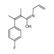 (Z)-N-Allyl-α,β-dimethyl-4-fluorocinnamamide Structure