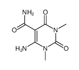 6-amino-5-carbamoyl-1,3-dimethyluracil结构式