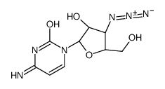 4-amino-1-[(2R,3S,4S,5S)-4-azido-3-hydroxy-5-(hydroxymethyl)oxolan-2-yl]pyrimidin-2-one结构式