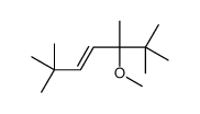 5-methoxy-2,2,5,6,6-pentamethylhept-3-ene Structure