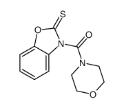 morpholin-4-yl-(2-sulfanylidene-1,3-benzoxazol-3-yl)methanone Structure