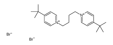 4-tert-butyl-1-[4-(4-tert-butylpyridin-1-ium-1-yl)butyl]pyridin-1-ium,dibromide结构式